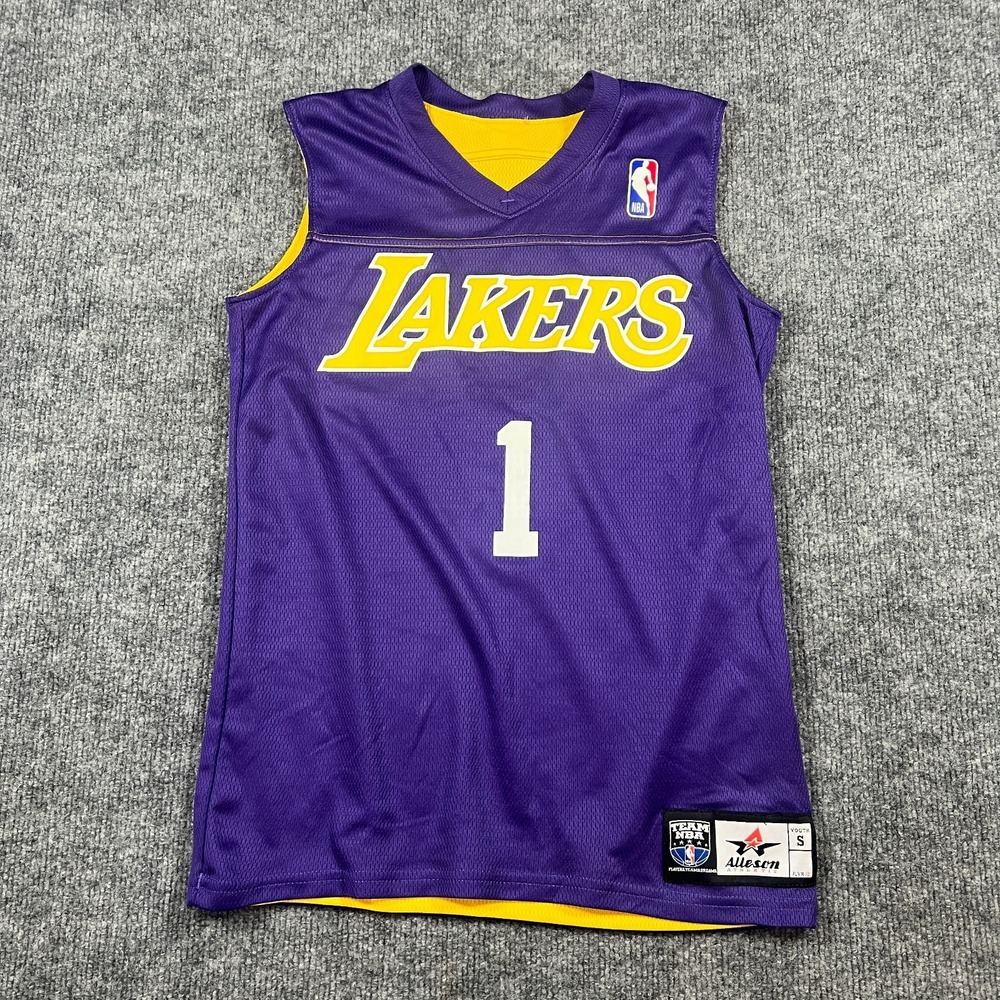 Alleson Athletic Reversible Jersey Boys Small Multicolor Los Angeles Lakers #1